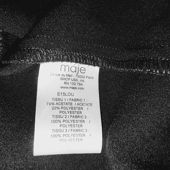 Maje mesh polka dot top M 8 - Picture 8 of 9